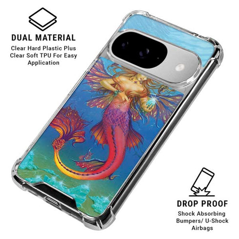 Mermaid Water Fairy by Ed Beard Jr Google Pixel 10 Clear Case